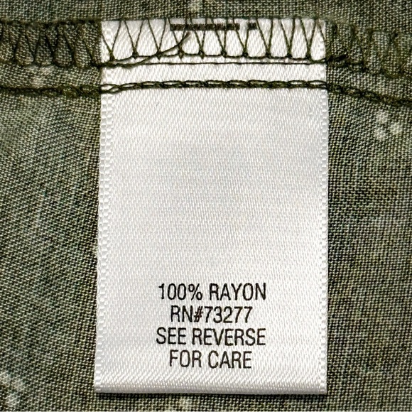 Croft & Barrow Plus Green Dot Print Blouse 2X NWT Fall Ready - Picture 9 of 10